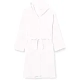 Playshoes Unisex Kinder Fleece-Bademantel Morgenmantel, natur, 158/164