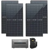 SOLAR-HOOK etm Solaranlage 1760W Bifazial Balkonkraftwerk mit Speicher, 800W Smart Wechselrichter inkl. Anker SOLIX Zähler