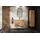 Rodan Waschbeckenunterschrank 2 Schubladen 80 x 57 x 46 cm Braun