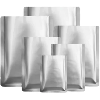 Mylar-Beutel Mylar-bags für Lebensmittel Verpackungen Vakuum Heißsiegel beutel Frischhaltebeutel(100 Stücke,12x17CM=4.72inx6.69in)