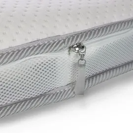 Stendebach Softtop Silver+ Latex Topper 100 x 200 cm weiß