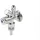 stabilo-sanitär Kombi-Eckventil Ø 3/8 x 10 mm x 3/4 Zoll mit Rundgriff grau