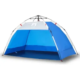 vidaXL Strandzelt 2 Personen Azurblau Quick Release Wasserdicht