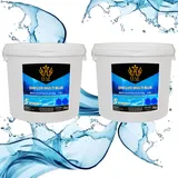 HAF® Pool Chlor Multitabs 5 in 1 Blau | 10 kg | Langsam lösliche 200g Multi Chlortabletten für kristallklares Poolwasser | 5 Phasen Pflege & Reinigung - Qualität: Made in Europe - Menge: 2 x 5 kg