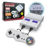 COFI 1453 Super Mini Classic Retro-Konsole + 400 Nintendo-Spiele in Grau | Gr.: onesize