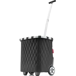Carrycruiser Korb auf Rädern schwarz gesteppt