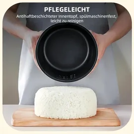 Midea Reiskocher Schwarz/Silber 5,0 l
