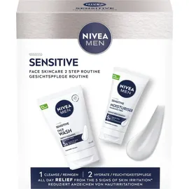 NIVEA MEN Sensitive Gesichtspflege Set Waschgel + Gesichtscreme (50 ml)