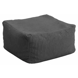 Home Deluxe Hocker COZY Samt 0 x 0 x 0 cm Grau