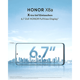 Honor X8a 6 GB RAM 128 GB midnight black