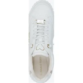 Marco Tozzi Sneaker Damen Plateau Weiß 40