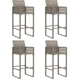 vidaXL Gartenbar-Set 5-tlg. Grau