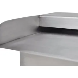 vidaXL Wasserfall Edelstahl 30 cm