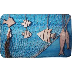 Sanilo Badteppich »Seefahrt«, blau, Polyester
