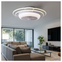 ETC Shop LED Design Decken Ventilator Tageslicht DIMMER Lampe Fernbedienung Luft Kühler Timer Leuchte