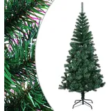 vidaXL Künstlicher Weihnachtsbaum Schillernde Spitzen Grün 180 cm