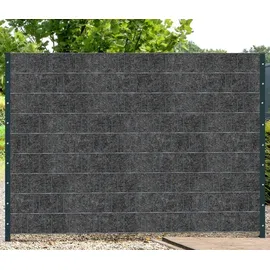 zaunzu® Sichtschutzstreifen 50 m Anthrazit Vlies