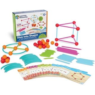 Learning Resources Dive into Shapes! Geometrieset zum Bilden von Formen rund um das Thema Meer