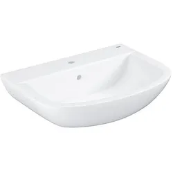 Waschtisch Grohe Bau, Keramik 650 x 153 x 468 mm, Keramik, weiß - 39420000
