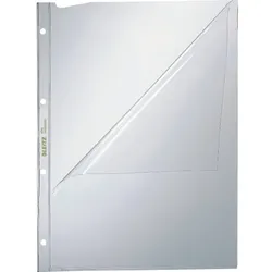 LEITZ Prospekthülle Overhead A4 80my PVC glasklar oben u. Seite offen