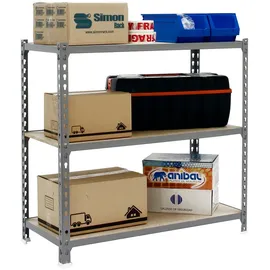 simonclick Regal 100 x 90 x 40 cm Grau