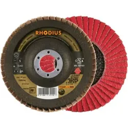 RHODIUS TOPline JUMBO SPEED PACK Lamellenschleifscheibe 125 x 22,23 mm K40