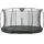 EXIT TOYS Silhouette Bodentrampolin 427 cm inkl. Sicherheitsnetz schwarz