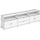 Viasit Sideboard System4, 496620 weiß 227,9 x 40,4 x 62,0 cm