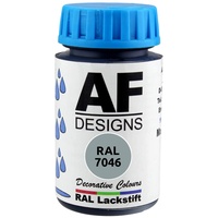 Alex Flittner Designs Lackstift RAL 7046 TELEGRAU 2 glänzend 50ml Holz Metall Möbel Bad Retuschierlack Reparaturlack