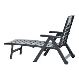 vidaXL Klappliege 189 x 72 x 96 cm anthrazit 48756