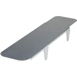 Bellissa Rasenkante verzinkt für Mähroboter, 2er Set, Silber