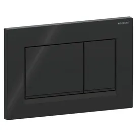 Geberit Sigma30 Betätigungsplatte für 2-Mengen-Spülung schwarz/schwarz matt 115.883.DW.1