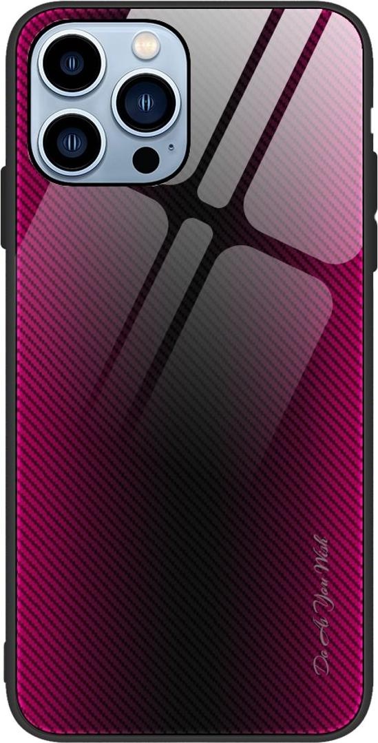 König Design Hülle Handy Schutz für Apple iPhone 12 13 14 Pro Max mini Plus Case Glas Cover (iPhone SE (2022), iPhone SE (2020), iPhone 8, iPhone 7), Smartphone Hülle, Pink