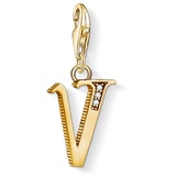 Thomas Sabo Buchstabe gold Charm Anhänger