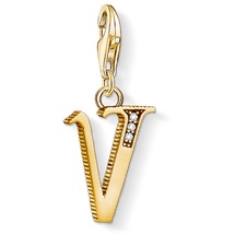 Thomas Sabo Buchstabe gold Charm Anhänger