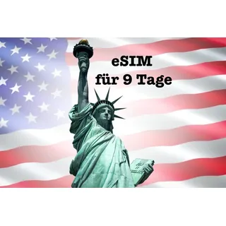eSIM T-Mobile USA Reise eSIM 9 Tage gültig vom Power SIM Shop