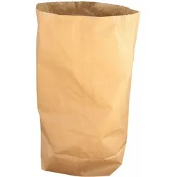 VEPATIM 25 Papier Müllsäcke 30 L 45x60+20cm 2-lagig kompostierbar & kompostierbar braun