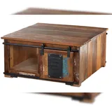 SIT Möbel Jupiter Mehrfarbig Altholz 80 x 40 x 80 cm