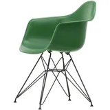 Vitra - Eames Plastic Armchair DAR RE, basic dark / smaragd (Filzgleiter basic dark)