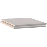 Rauch Einlegeböden 2er Set ORANGE, Grau - 43 x 48 cm - Texline Dekor - 2er Set