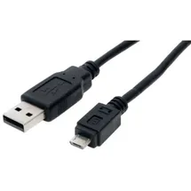 S/CONN maximum connectivity USB-A auf Micro USB 2.0 1 m Schwarz
