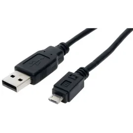 S/CONN maximum connectivity USB-A auf Micro USB 2.0 1 m Schwarz