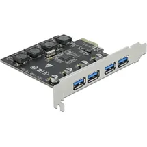 DeLock 90509 PCI-Express Karte zu 4 x extern USB Typ-A Buchse SuperSpeed USB 3.2 Gen 1)