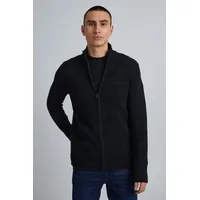 !Solid Strickjacke SDStruan in Blau | Schwarz - XXL