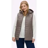 Sieh an! Longweste in taupe | Gr.: 50