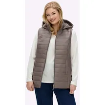 Sieh an! Longweste in taupe | Gr.: 50