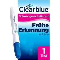 Clearblue Schwangerschaftstest Frühtest digital, Pregnancy Test, 1x Frühschwangerschaftstest / Schwangerschaftsfrühtest mit Wochenbestimmung, Schwangerschaft bestimmen, 25 mIU/ml
