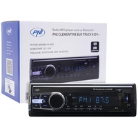 PNI Radio MP3 Player Auto PNI Clementine Bus LKW 8524BT 4x45w, RDS, 12V / 24V 1 DIN cu SD, USB, AUX, RCA SI Bluetooth 24 Volt