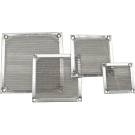 InLine Lüftergitter, Aluminium Filter, 120x120mm, schwarz
