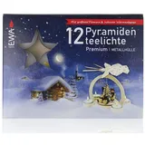 Ebersbacher Kerzenfabrik GmbH Pyramidenteelichter 12 St. weiß